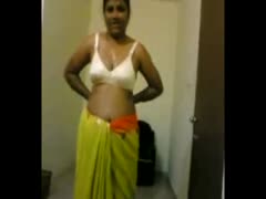 Lewd dilettante indian dirty slut wife flashes her unsightly natural marangos